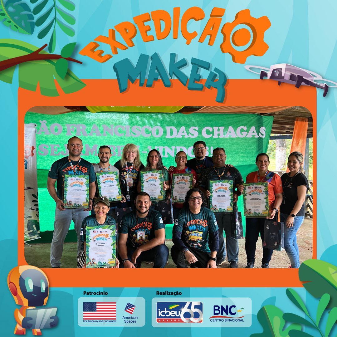 Expedição Maker”, projeto em parceria entre ICBEU Manaus e Embaixada  Americana, levará a cultura maker à escolas públicas e comunidades - ICBEU  Manaus - Escola de Inglês