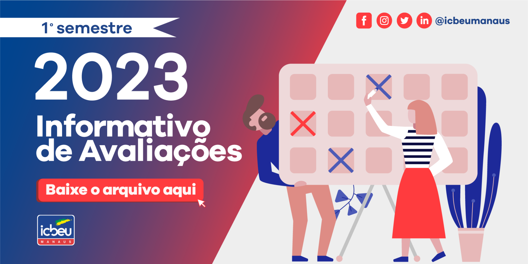 Calendário Acadêmico ICBEU Manaus